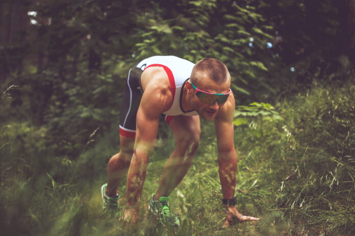 Male in sportswear and sunglasses